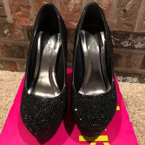 Custom made Swarovski rhinestone heels